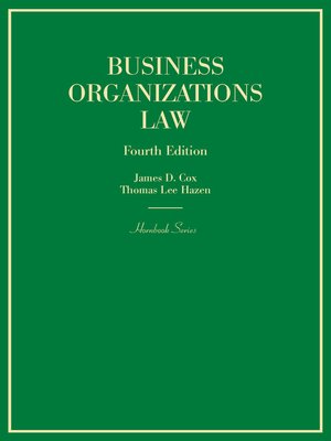 cover image of Business Organizations Law